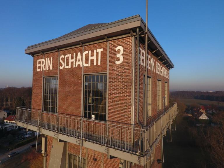 Luftbild vom Hammerkopfturm auf Schwerin in Castrop-Rauxel