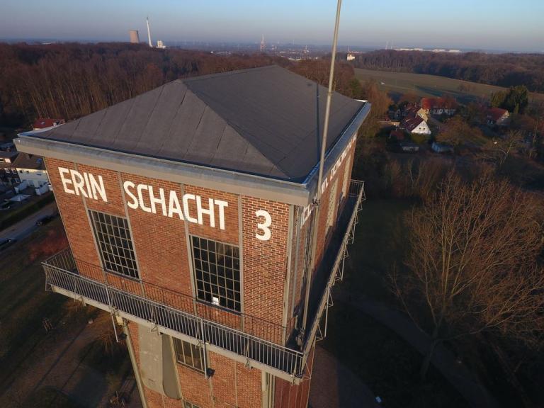 Luftbild vom Hammerkopfturm auf Schwerin in Castrop-Rauxel