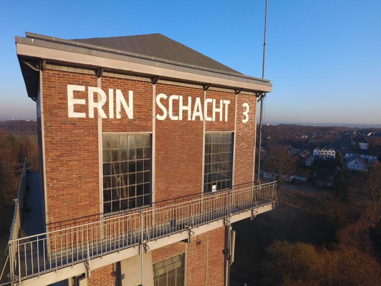 Luftbild vom Hammerkopfturm auf Schwerin in Castrop-Rauxel